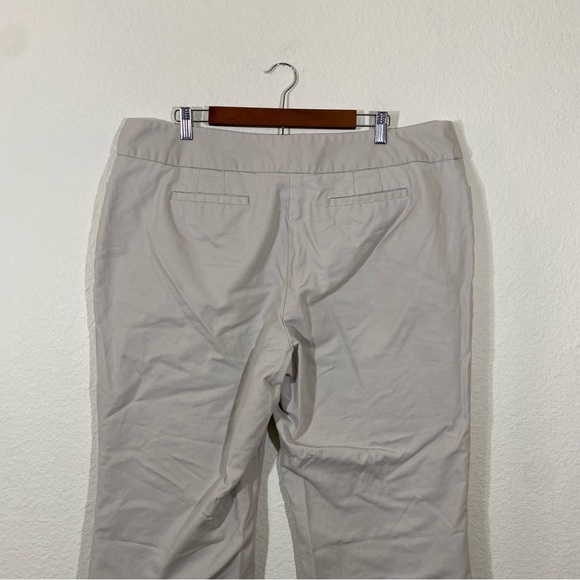 Renuar sz:20W Cream Slack Trouser Pants Button Front - Picture 6 of 9